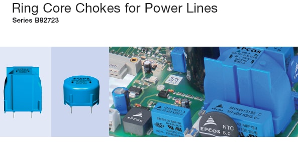 epcos b82723 ring core chokes for power lines